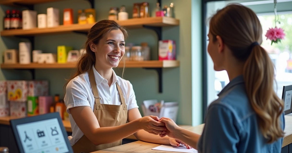 Cliente resgata pontos em loja de bairro 