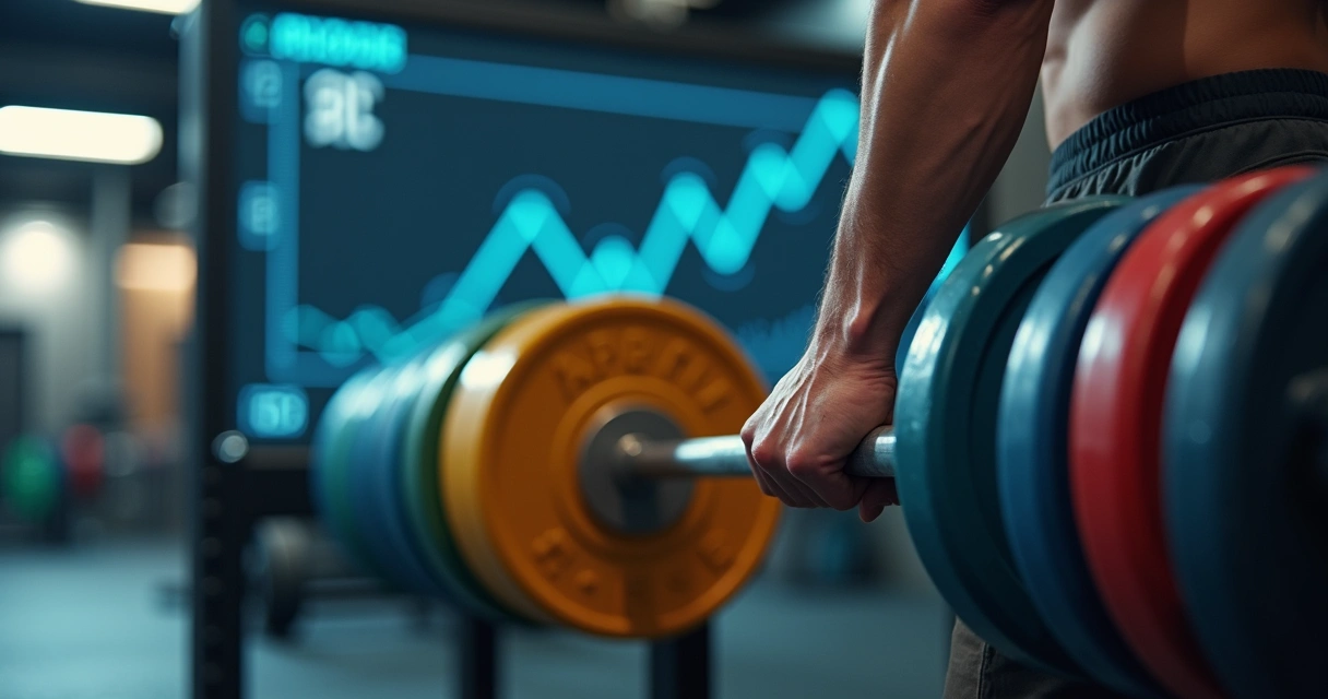 Uma mulher realizando um movimento controlado