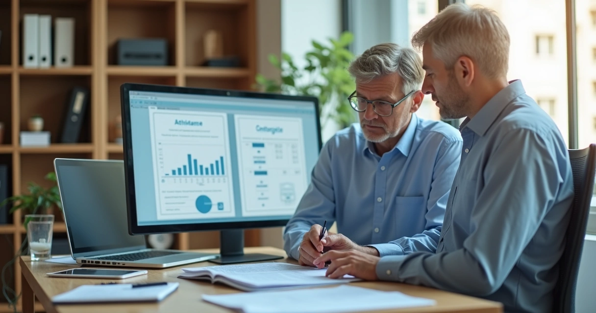 Servidor público analisando currículo com certificado na mesa 