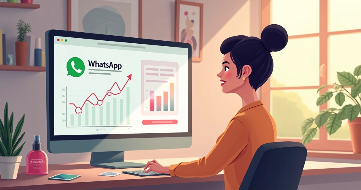 Profissional vendo progresso automático dos agendamentos e finanças 