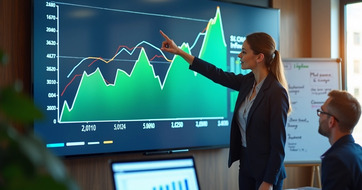 Painel com projeção de entradas e saídas futuras 