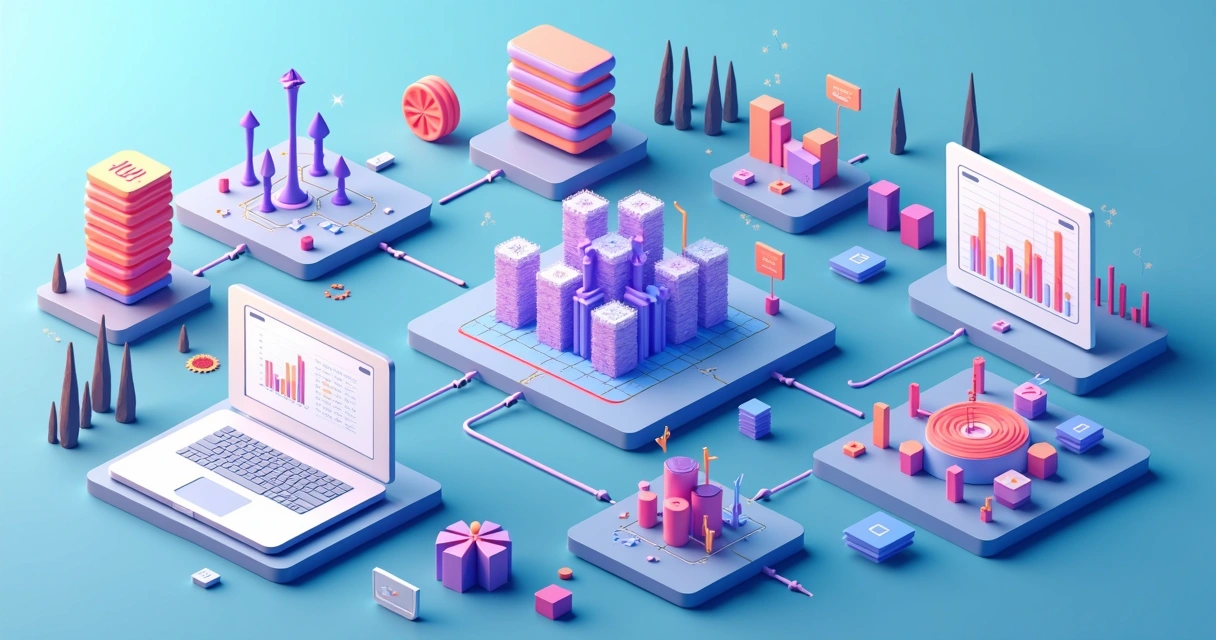 Fluxo visual com mapa estratégico, dados conectados e ajustes em tempo real