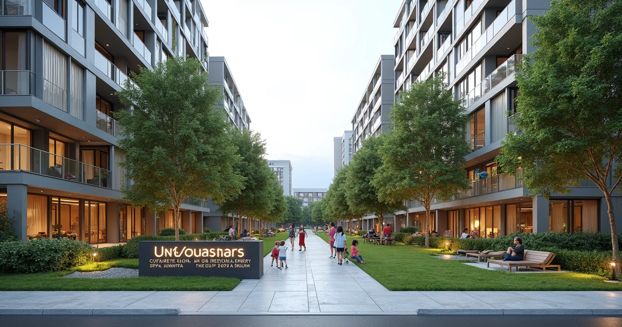 Condomínio residencial multifamily planejado por SPE, área compartilhada moderna e pessoas usando o espaço