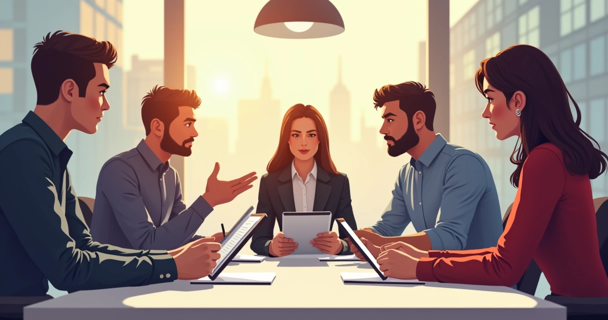 Equipe colaborando em projeto piloto integrado 