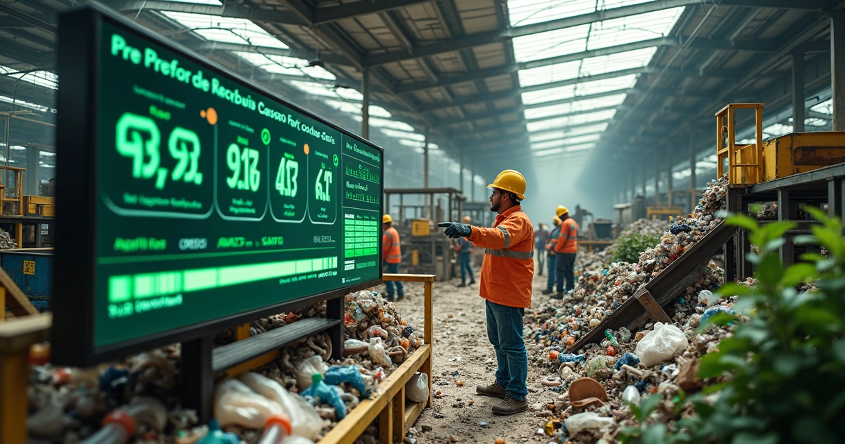 Projetos multimateriais de reciclagem aprovados em ambiente sustentável 