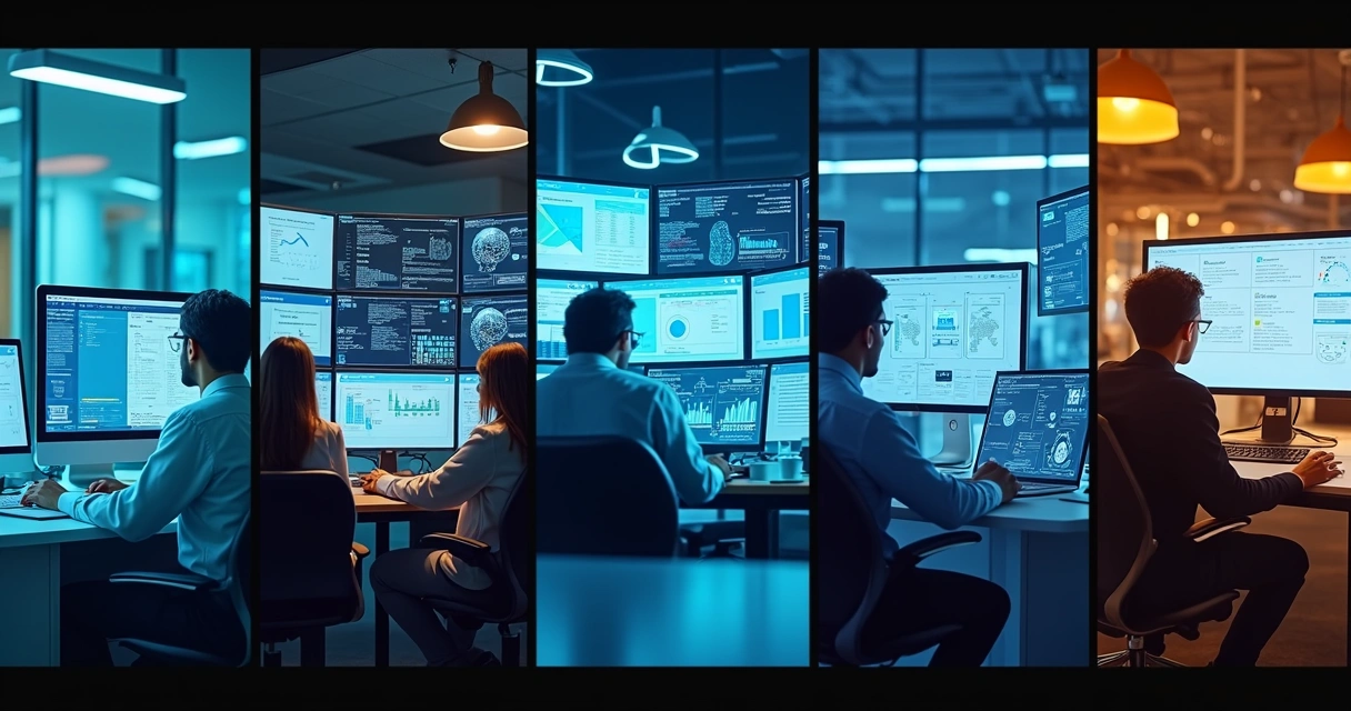 Exemplos de projetos de software por setores 
