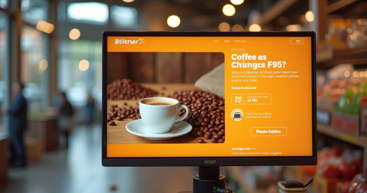Oferta de café online com cupom de desconto digital 