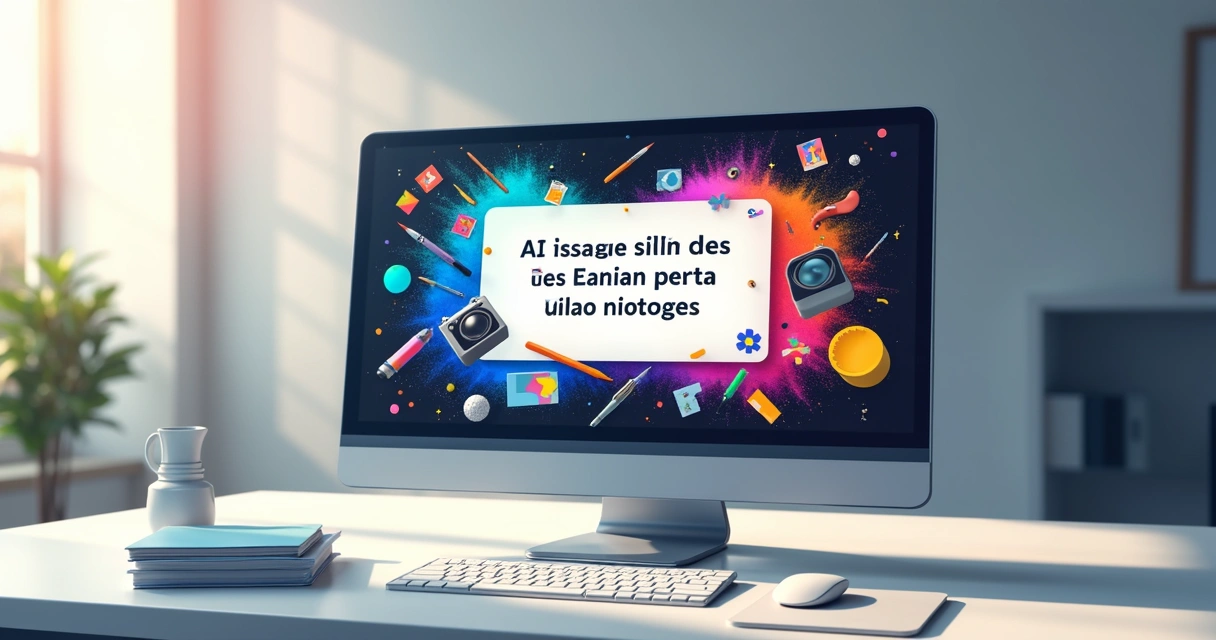 Prompt de criação de imagem detalhado em interface digital 