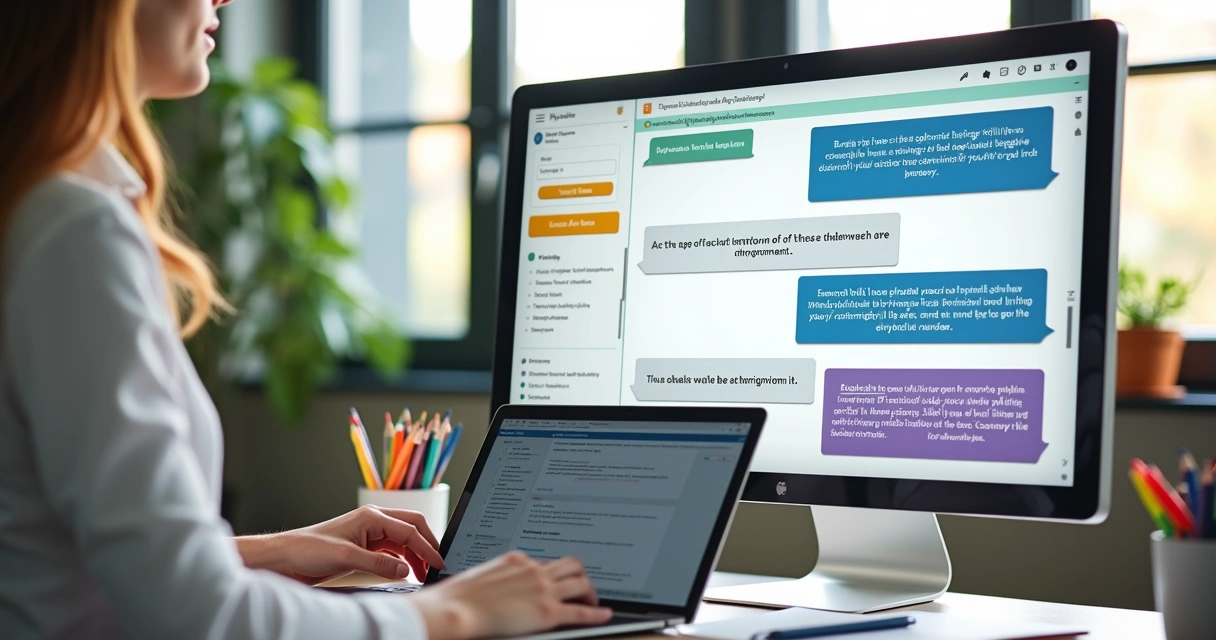 Tela mostrando exemplos de prompts personalizados para IA em contexto educacional 