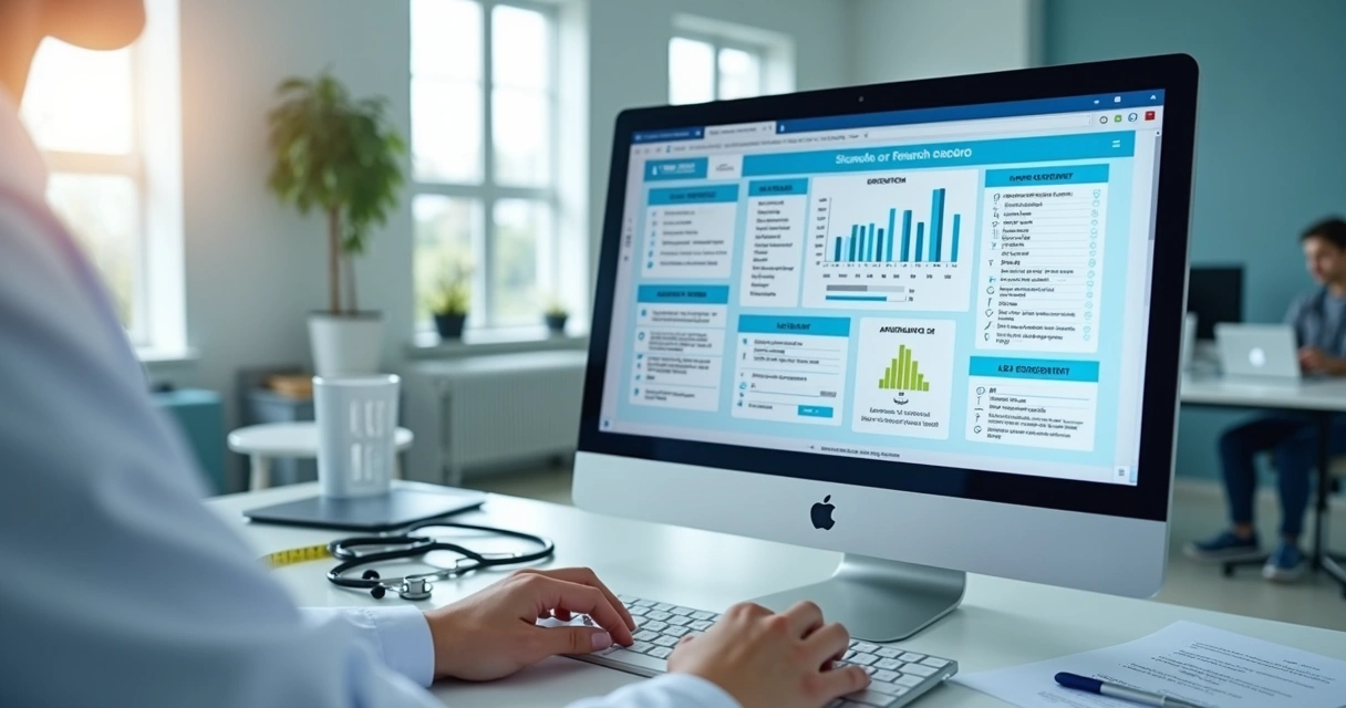 Prontuário digital de rastreio nutricional com exames e histórico clínico 