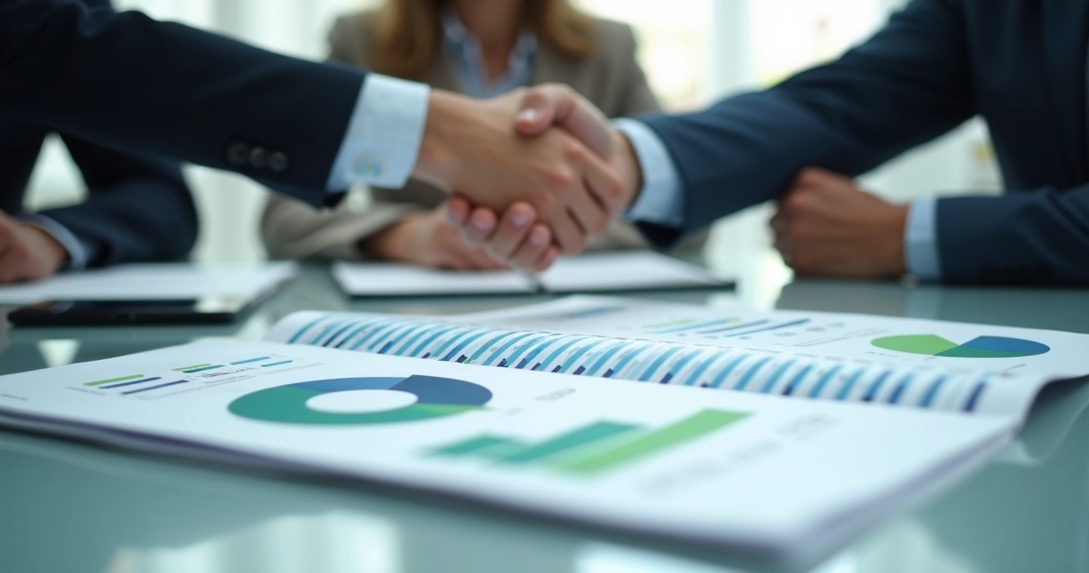 Proposta de BPO financeira visualmente diferenciada 