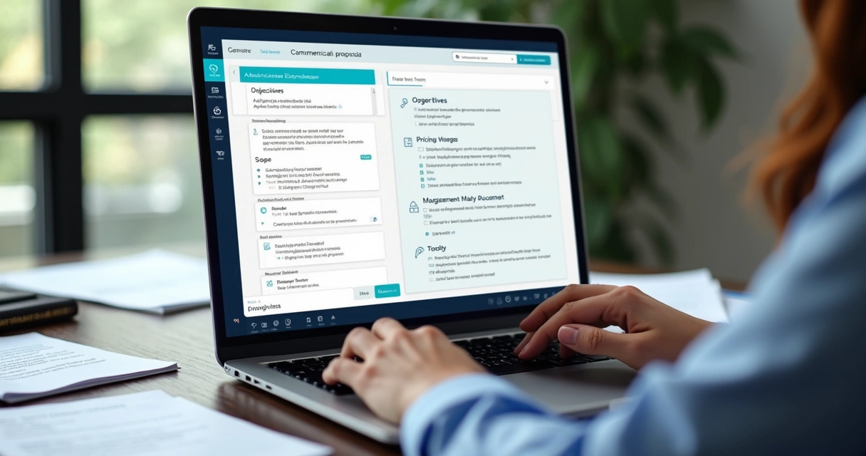 Geração de propostas com IA em SaaS 