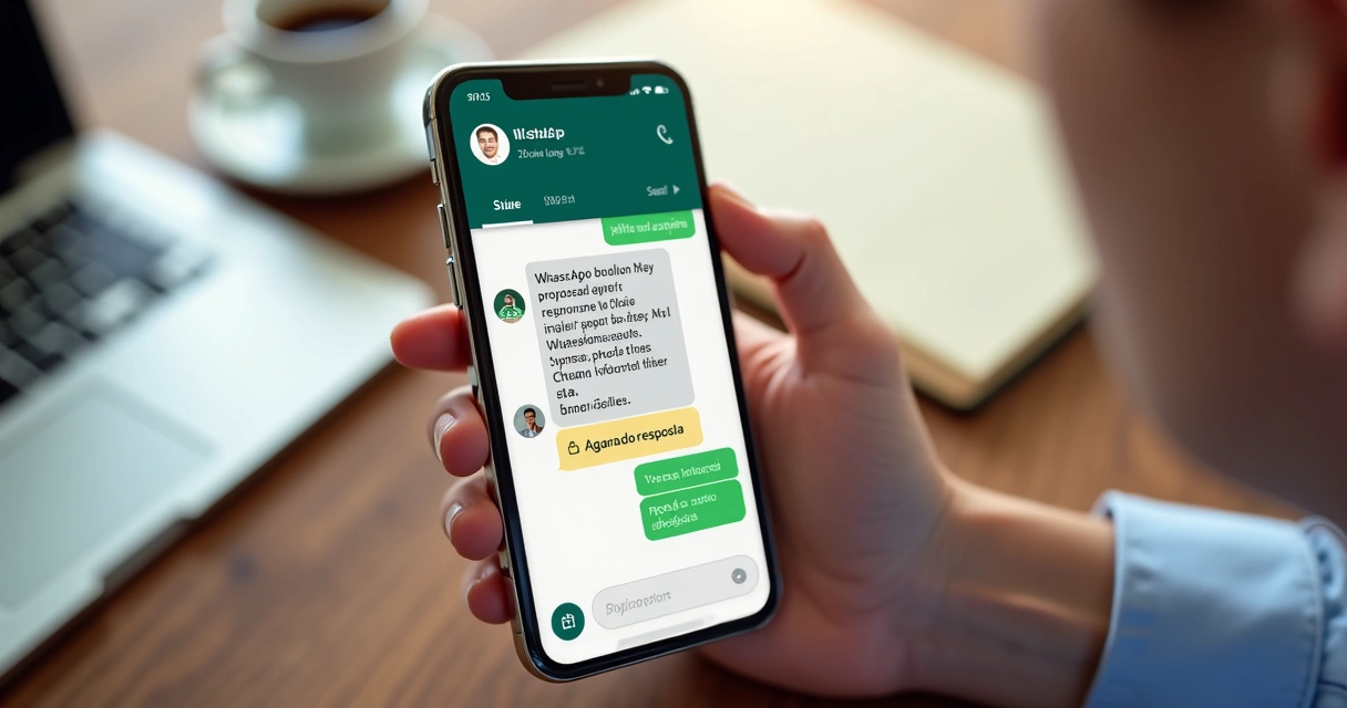 Tela com proposta enviada pelo WhatsApp e etiqueta de validade 