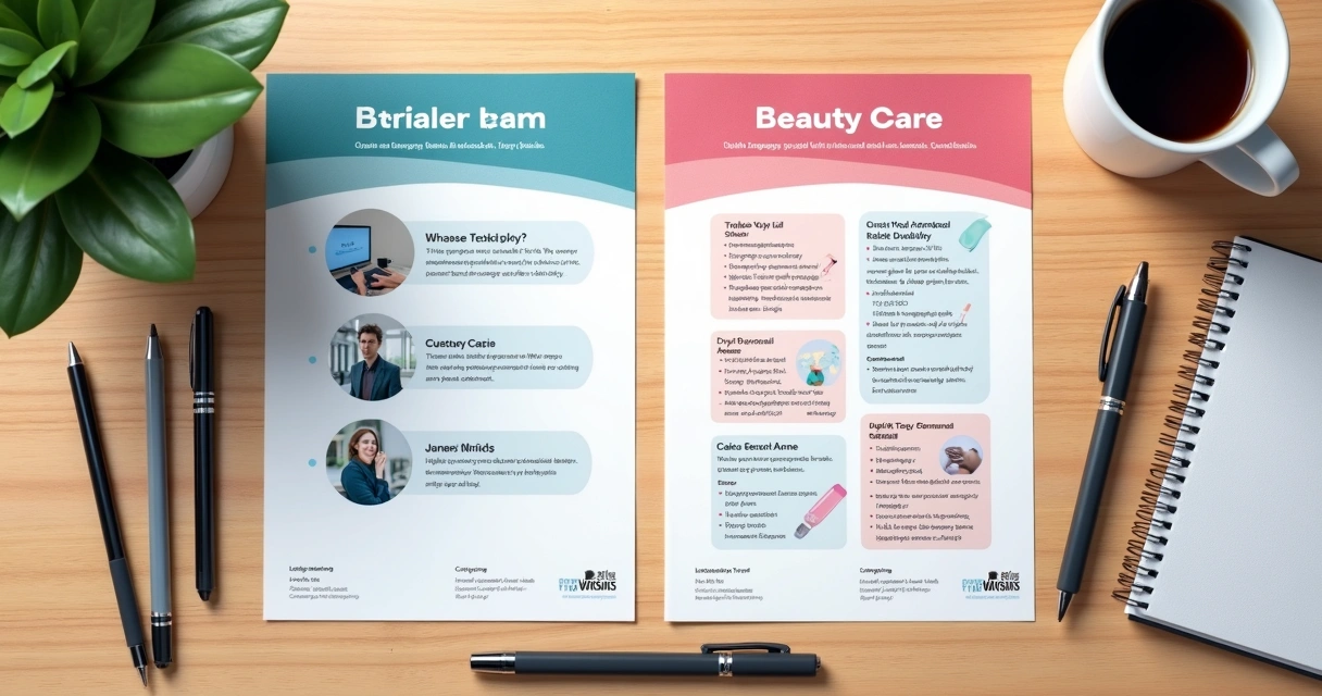 Duas propostas personalizadas lado a lado para diferentes clientes 
