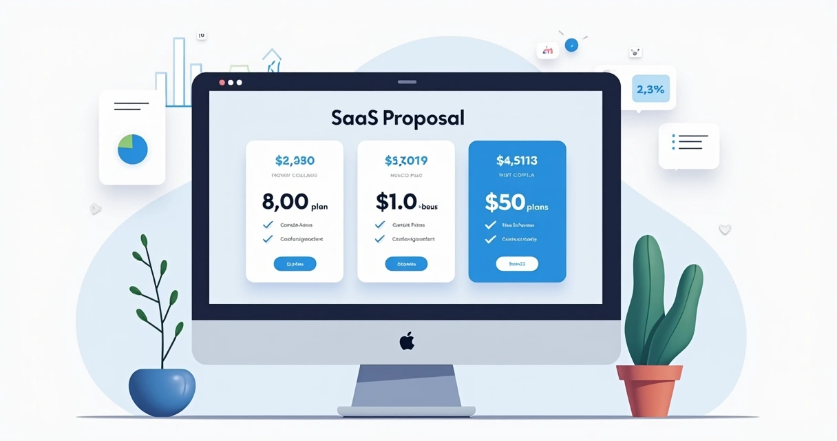 Apresentação progressiva dos planos de SaaS com destaques em módulos adicionais 