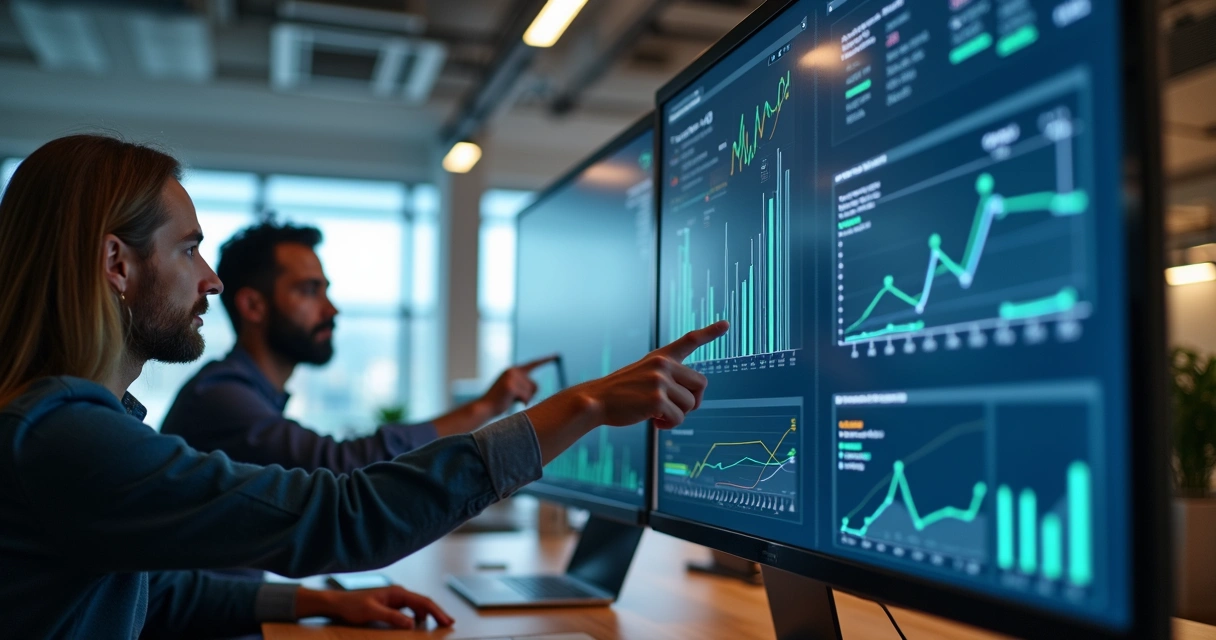 Equipe de vendas analisando métricas de propostas digitais 