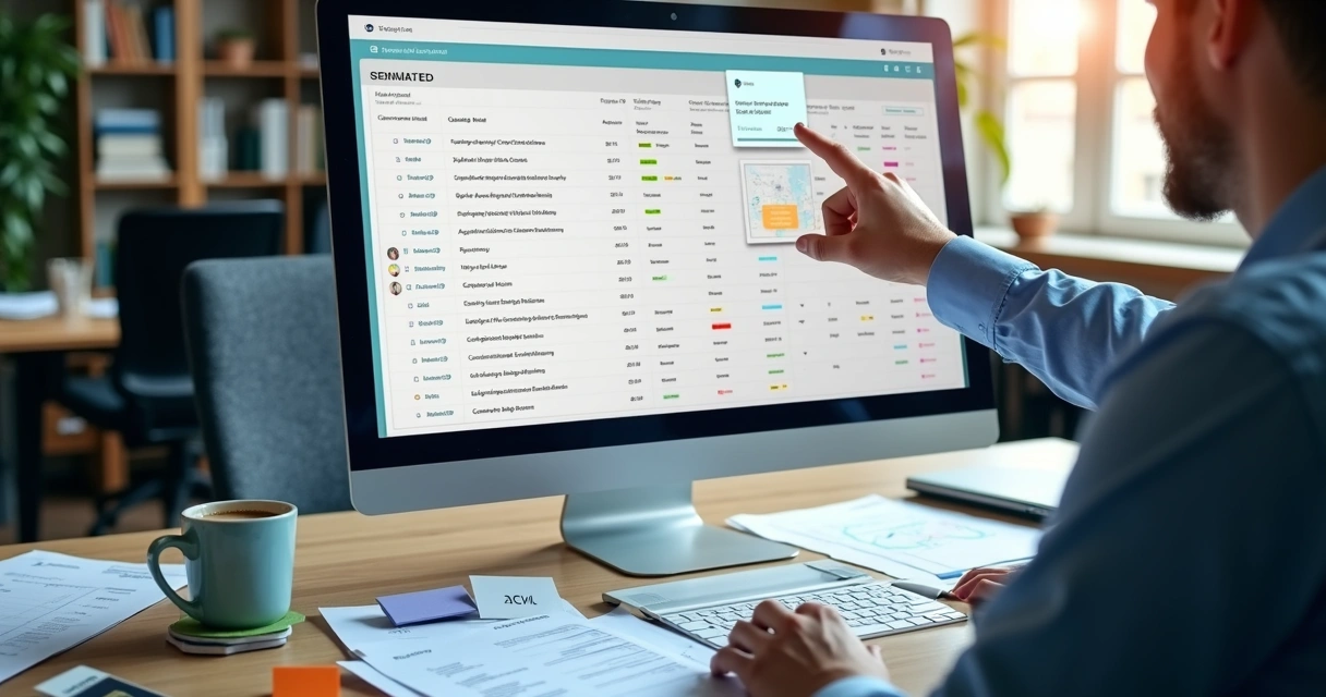 CRM: Como Integrar Dados Comerciais para Vender Mais 3 Listas segmentadas de leads exibidas em tela