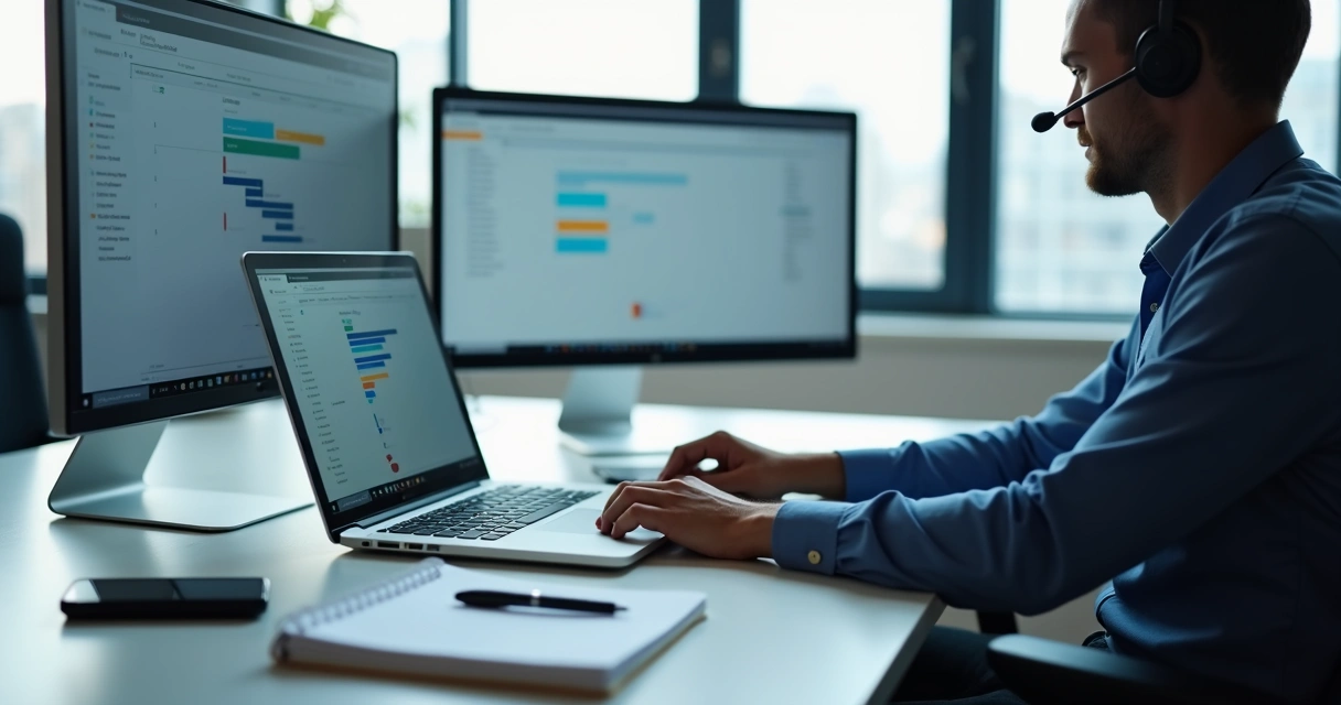 Profissional fazendo prospecção para empresas de tecnologia 