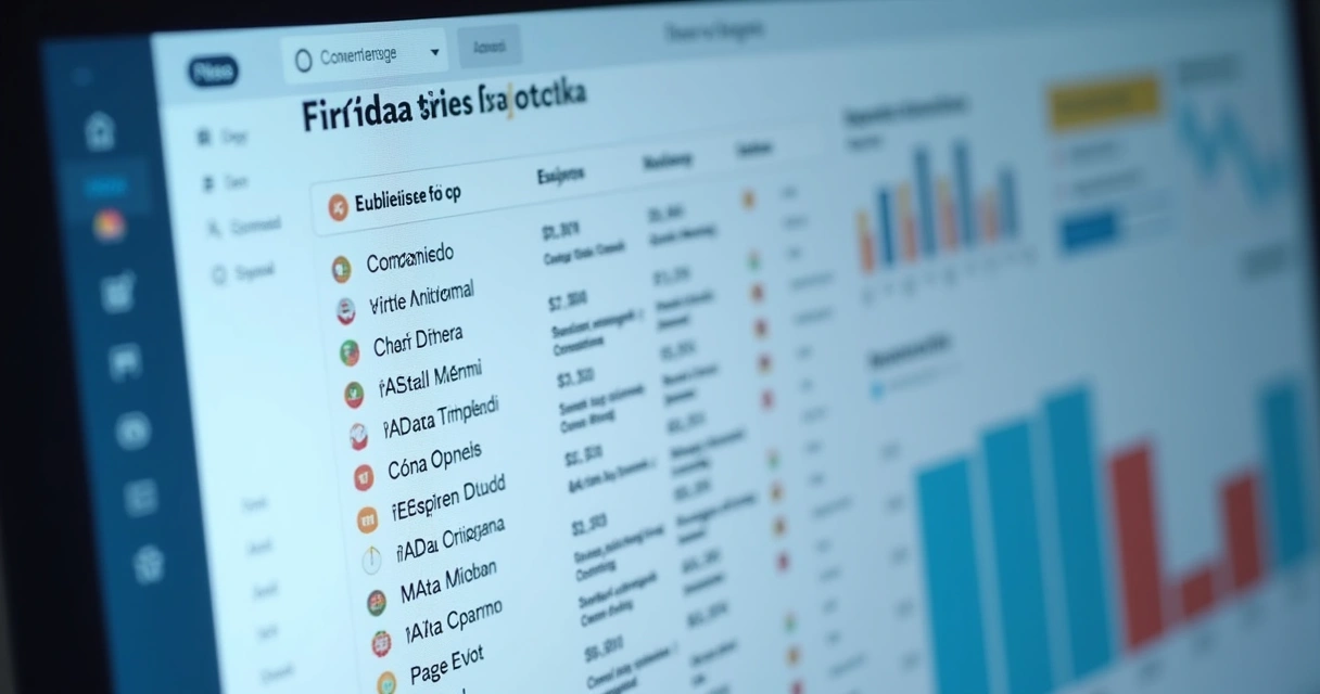 Representação de dados de empresas em lista com filtros avançados 