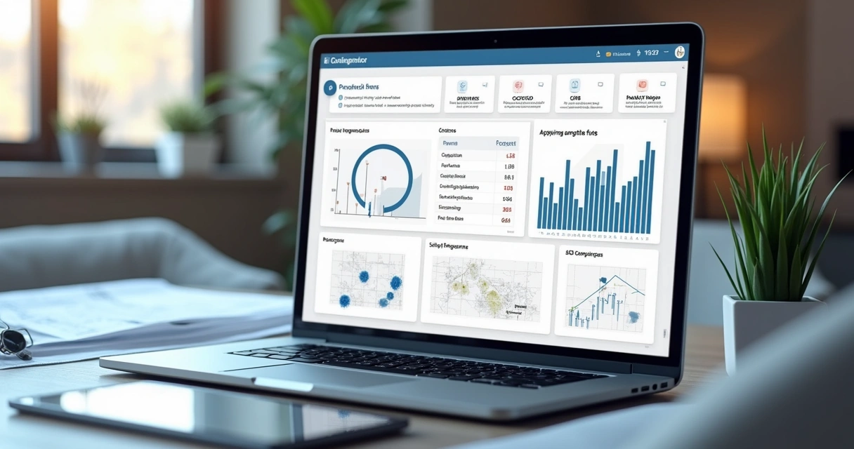 Dashboard de prospecção B2B integrado a CRM com dados de obras 