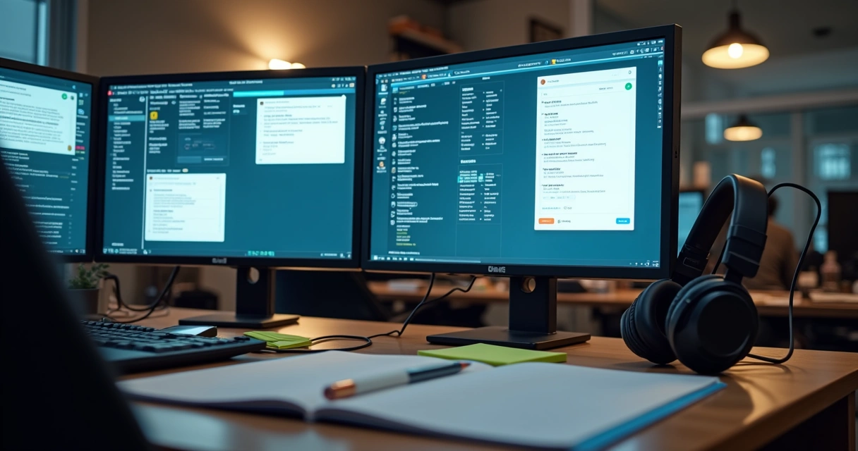 Ambiente de SDR com múltiplos canais de contato ativos 