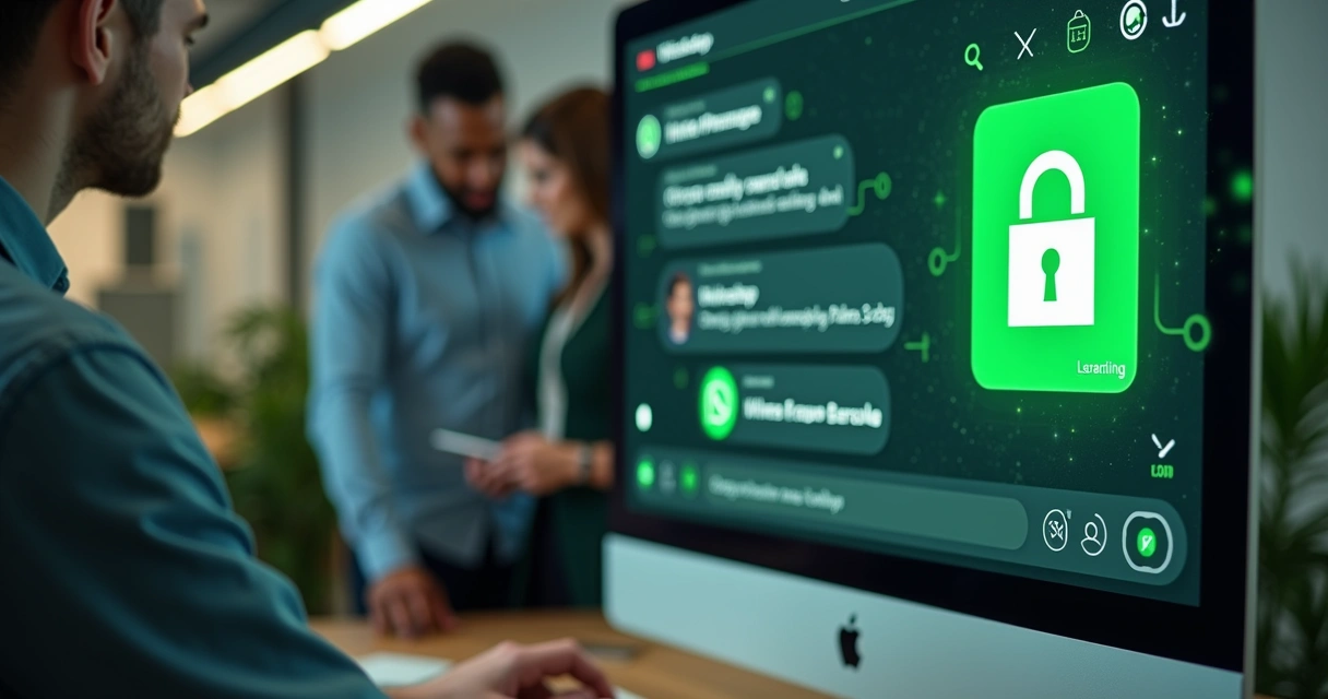 Visão meramente ilustrativa de proteção de dados no WhatsApp para administradoras de condomínio 