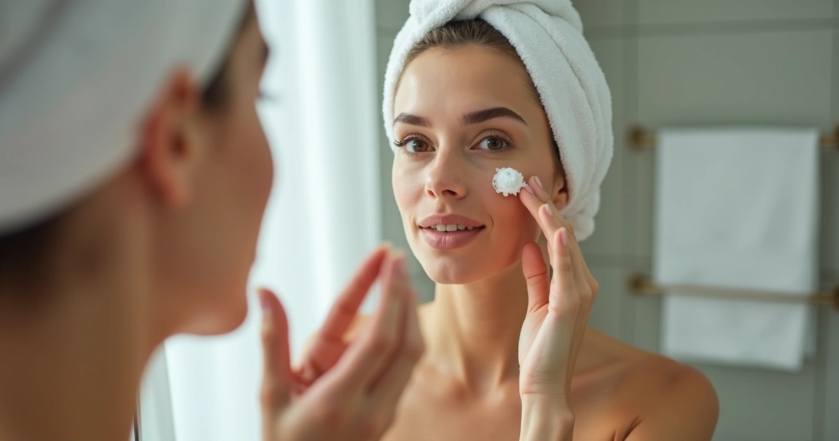 Dicas práticas para acelerar a recuperação após procedimentos dermatológicos 1 Pessoa aplicando protetor solar no rosto sensível após procedimento dermatológico