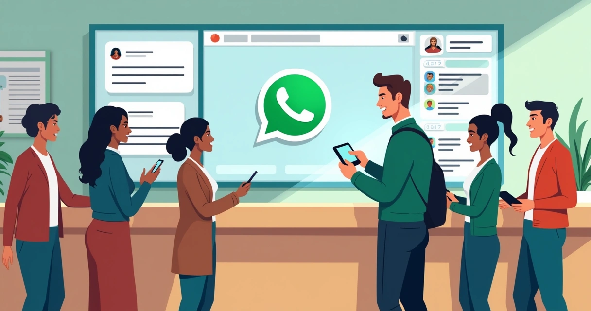 Fila organizada de atendimento virtual para moradores 