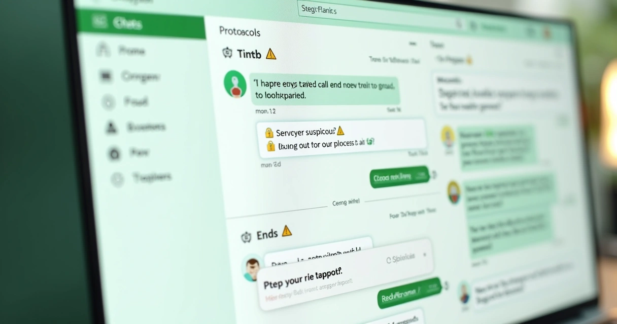 Histórico de atendimento digital em tela organizada