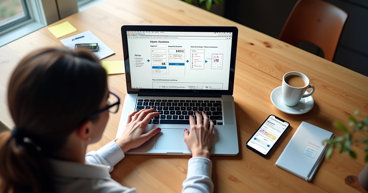 Protótipo digital do MVP em destaque na tela de um notebook 