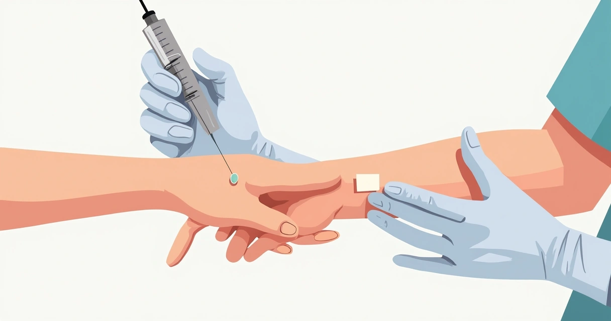 Latência e diagnóstico da infecção tuberculosa: testes e diferenças 1 Representação de teste de PPD no antebraço, mostrando injeção e resultado