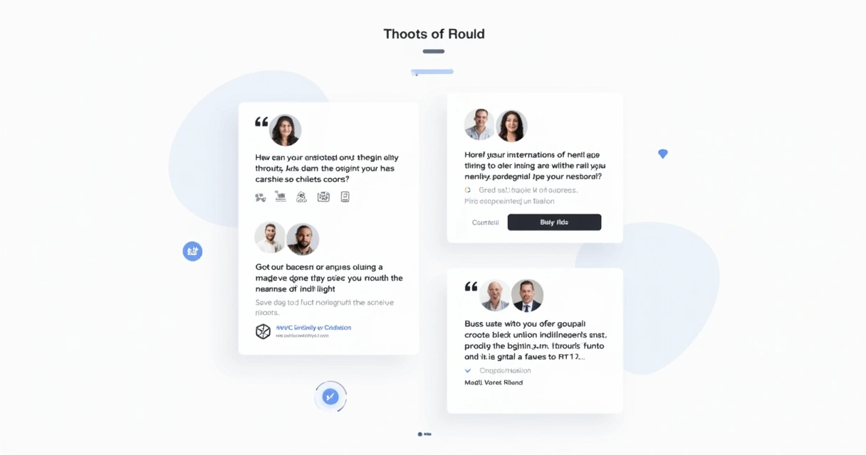 Página virtual com depoimentos de usuários destacados, botão de compra e elementos de confiança