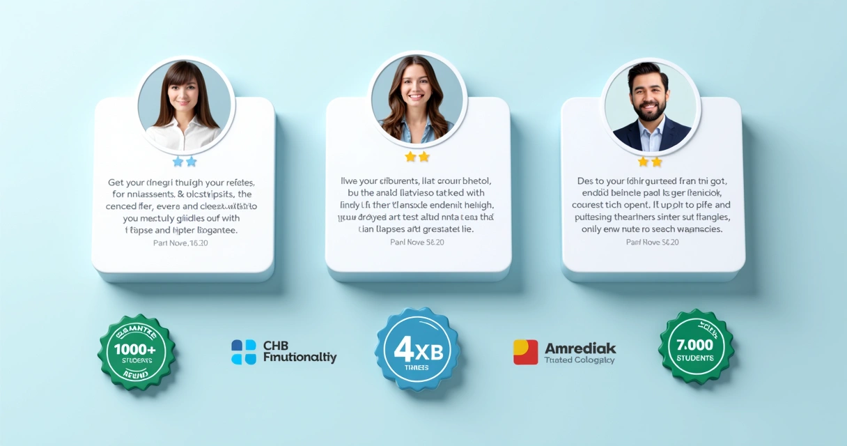 Blocos de depoimentos reais em páginas de vendas 