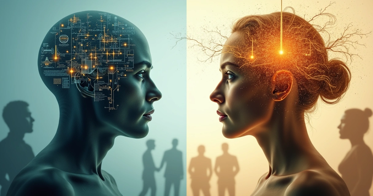 Comparação entre psicologia marquesiana e tradicional em dois perfis humanos conectados 