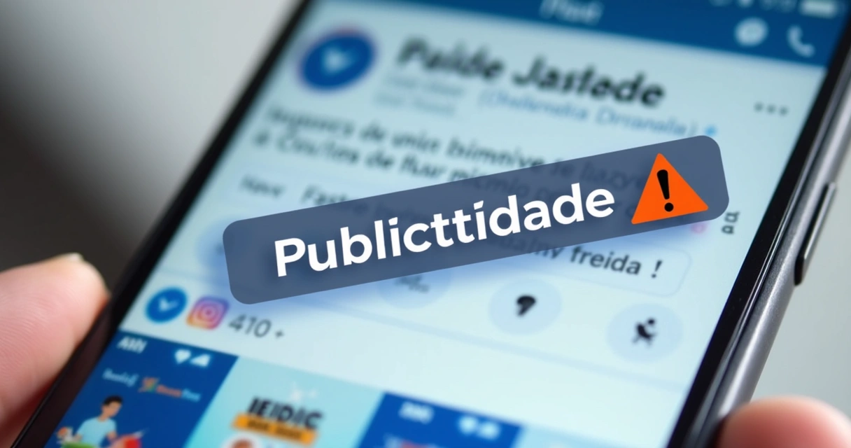 Exemplo de publicidade transparente nas redes sociais 