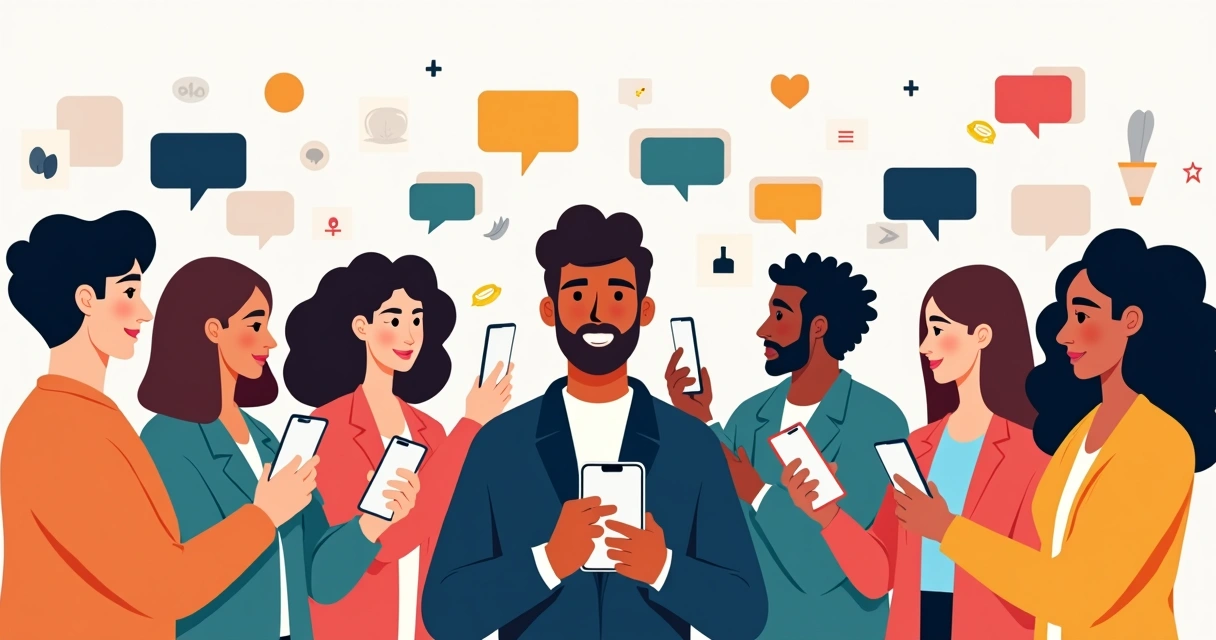 Várias pessoas olhando e comentando em vídeo curto de produto Shopee 