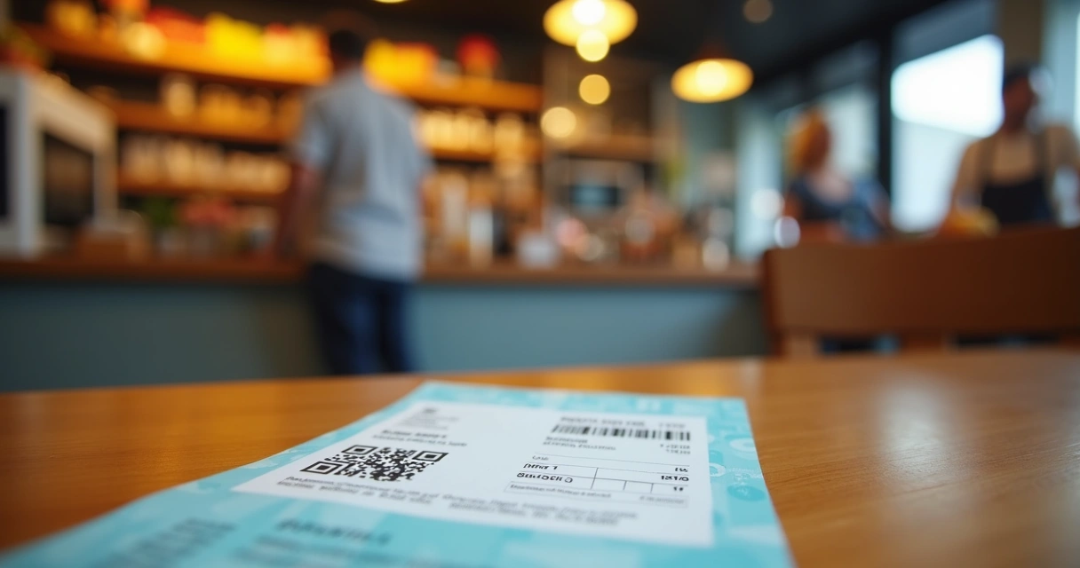 Boleto bancário impresso com QR Code Pix em destaque