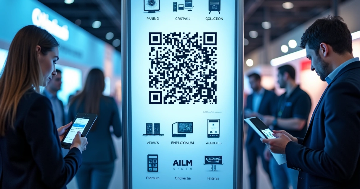 Banner com QR Code e catálogo digital para distribuidoras 