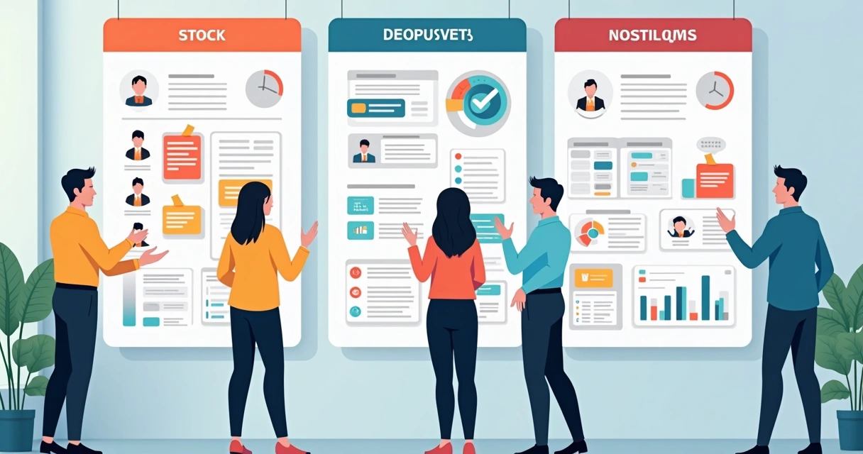 Quadro com comparativo visual de sistemas para assistência técnica 