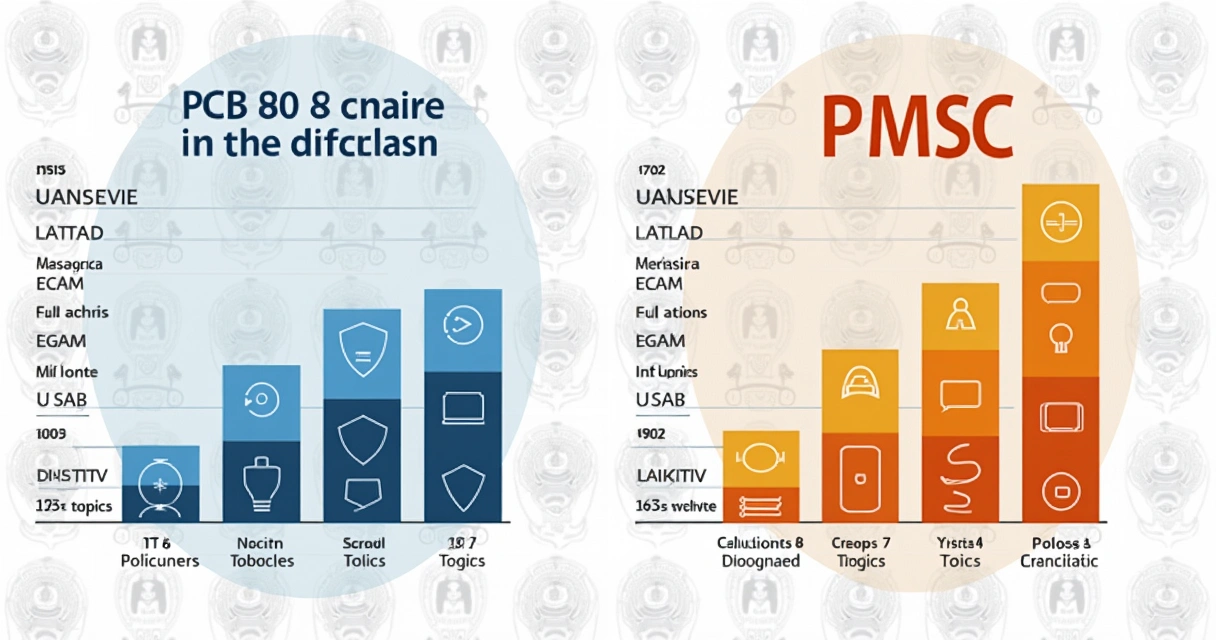 Quadro comparativo de disciplinas dos editais da PCSC e PMSC 