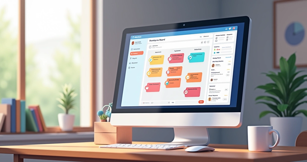 Kanban board para time de tecnologia no Notion 