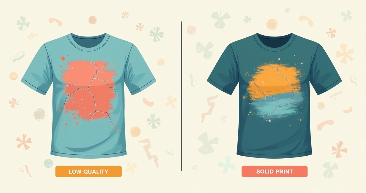 Comparativo de qualidade estampas em camisetas 