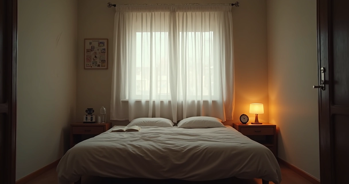 Quarto organizado e rotina saudável de sono 