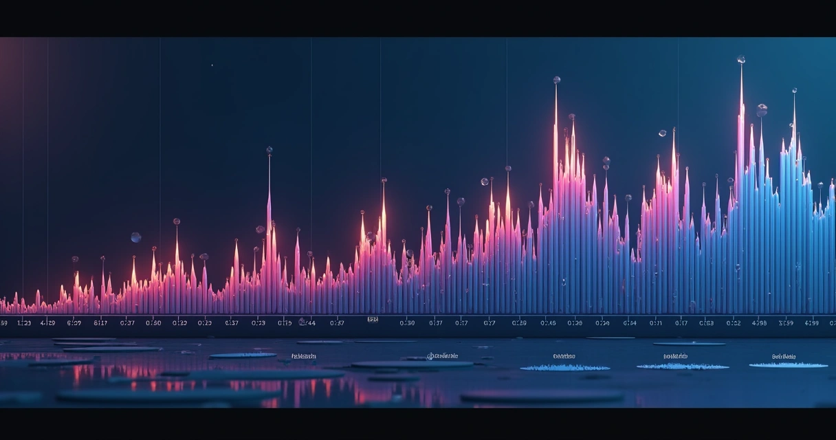 Gráfico de retenção de audiência em vídeo 