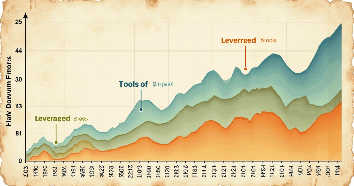 Gráfico histórico mostrando quedas máximas de portfólios ao longo do tempo