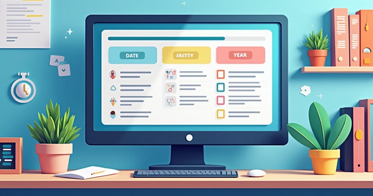 Tela de computador com questionário adaptativo em andamento 