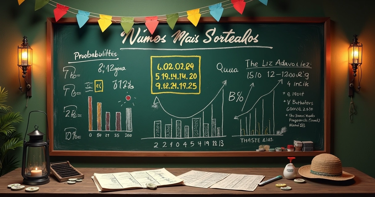 Quina de São João: Números Mais Sorteados e Estatísticas