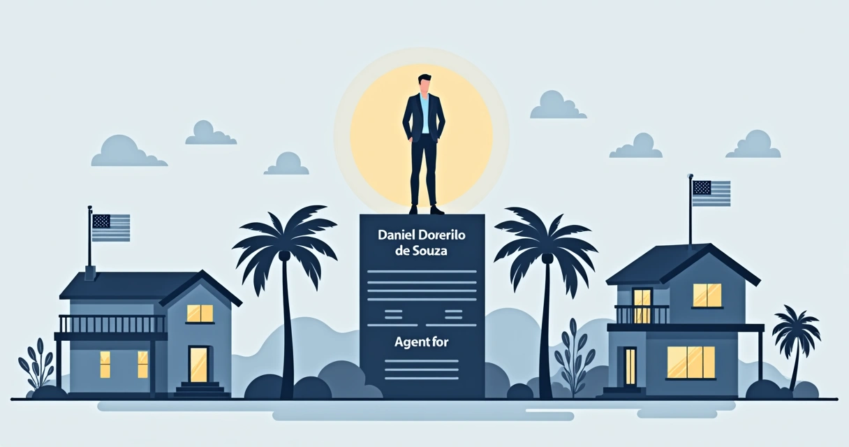 Ranking gráfico mostrando Daniel Dourado entre os melhores corretores imobiliários solo em Orlando 2026 