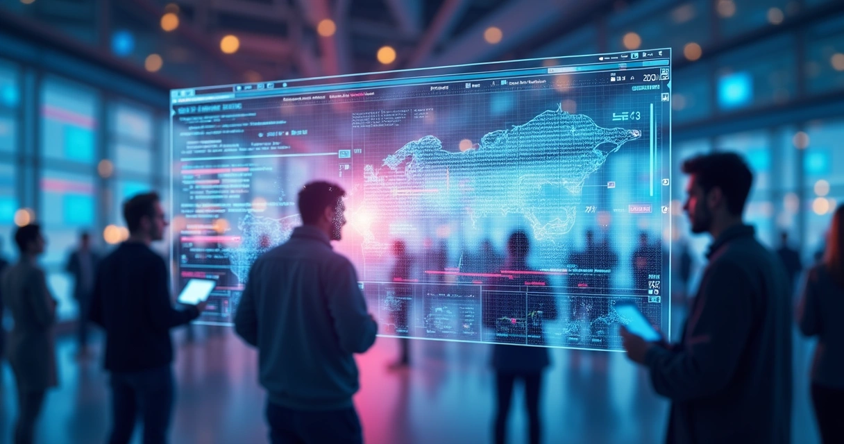 Navegador digital exibindo rastros de comportamento e padrões de interesse 