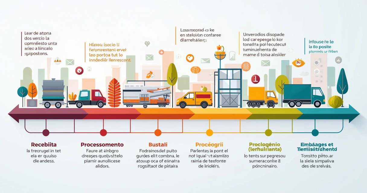 Fluxograma colorido mostrando rastreabilidade na produção de alimentos 